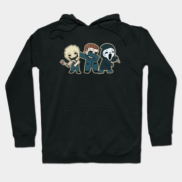 Cute Classic Horror Movie Characters Hoodie by SLAG_Creative